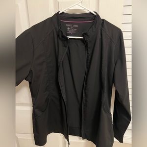 Purple label by healing hands- scrub jacket size medium- barely worn